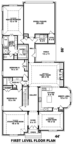 main floor house blueprint