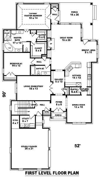 main floor house blueprint