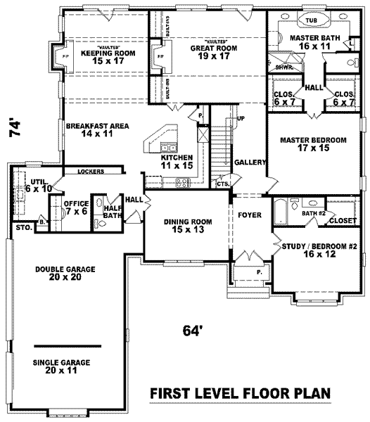 main floor house blueprint