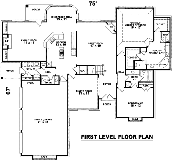 main floor house blueprint