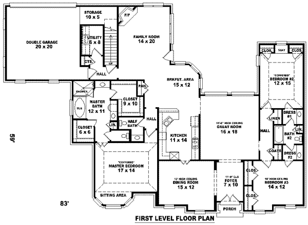 main floor house blueprint