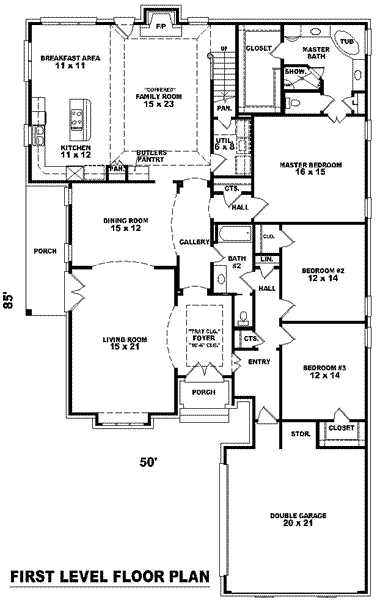 main floor house blueprint