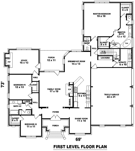 main floor house blueprint