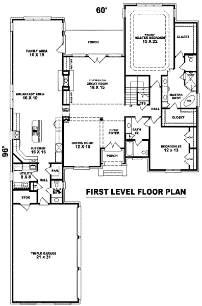 main floor house blueprint