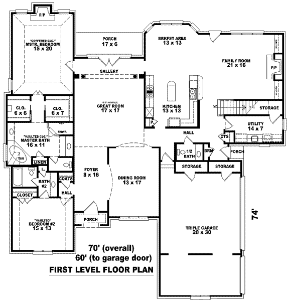 main floor house blueprint