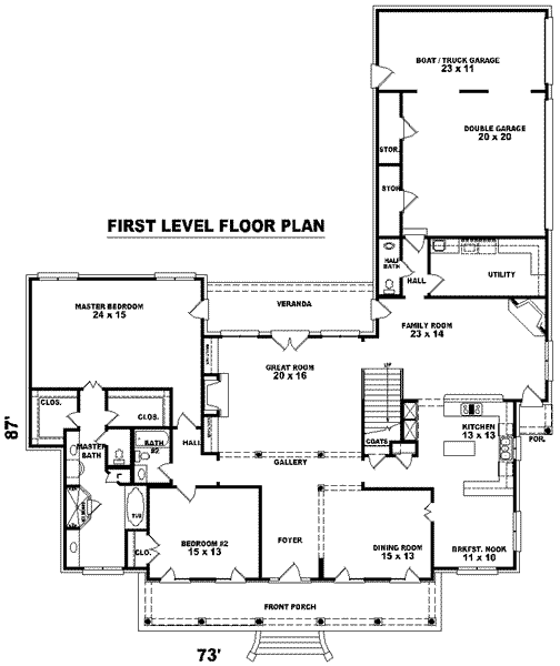 main floor house blueprint
