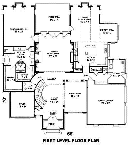 main floor house blueprint