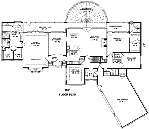 main floor house blueprint