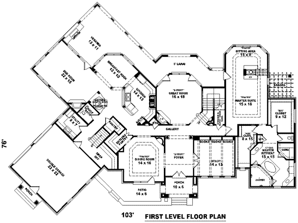 main floor house blueprint