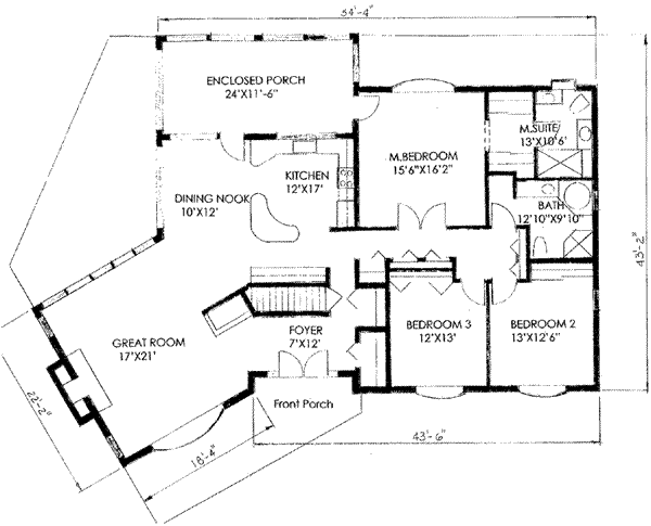 main floor house blueprint
