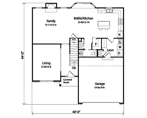 main floor house blueprint