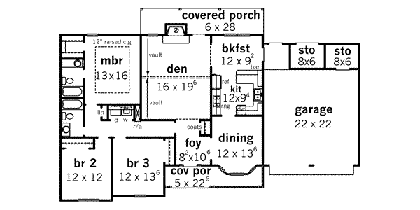 main floor house blueprint