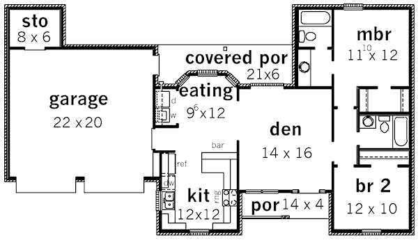 main floor house blueprint