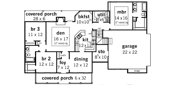 main floor house blueprint