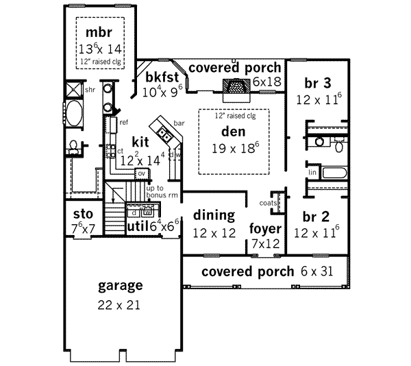 main floor house blueprint