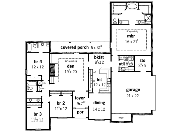 main floor house blueprint