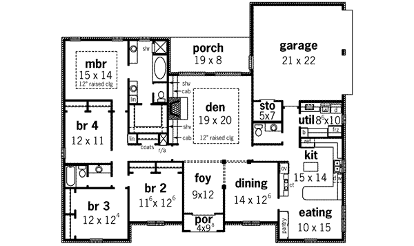 main floor house blueprint