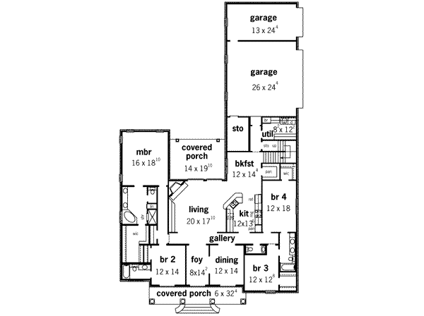 main floor house blueprint