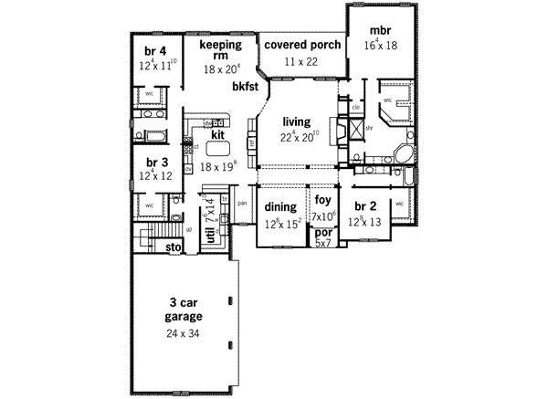 main floor house blueprint