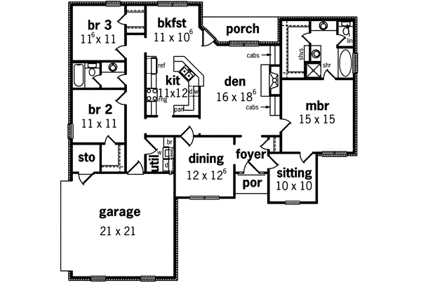main floor house blueprint