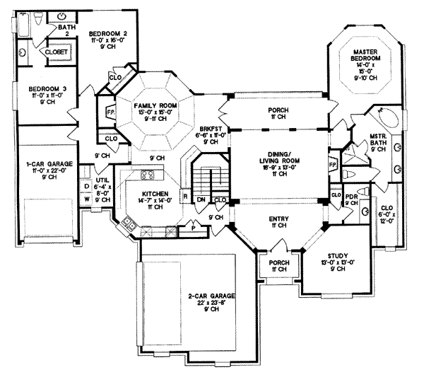 main floor house blueprint