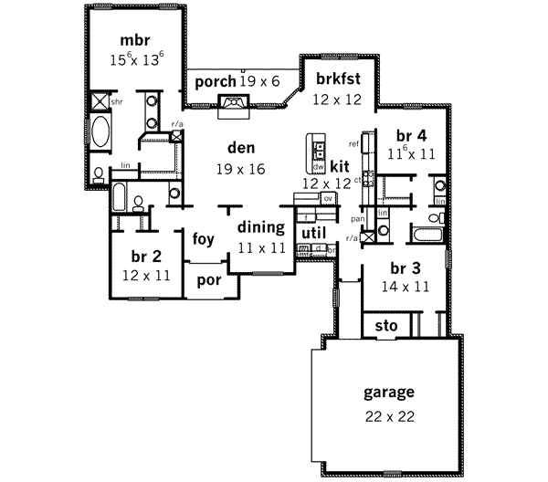 main floor house blueprint