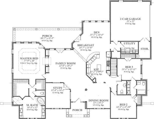main floor house blueprint