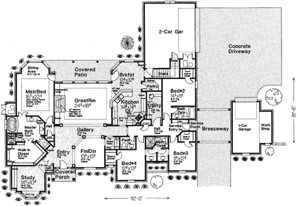 main floor house blueprint