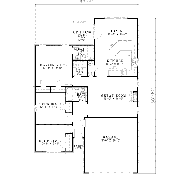 main floor house blueprint