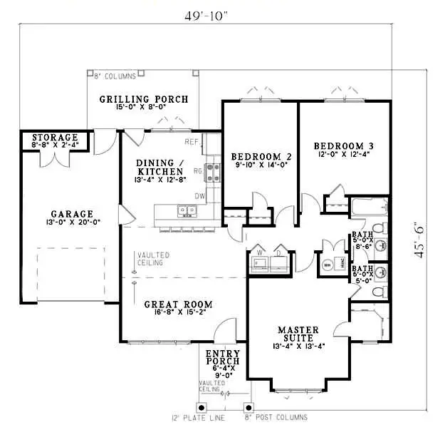 main floor house blueprint