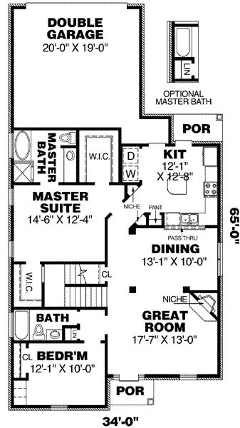 main floor house blueprint