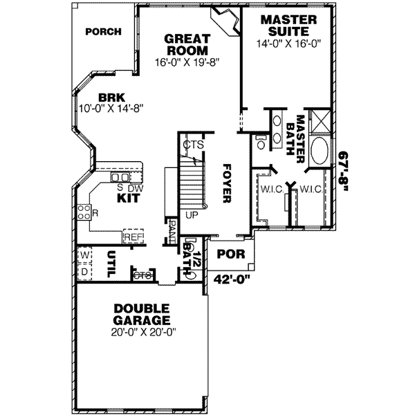main floor house blueprint