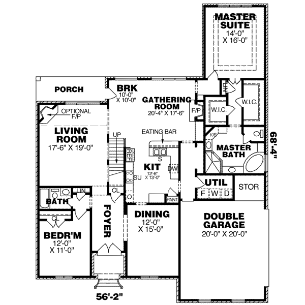 main floor house blueprint
