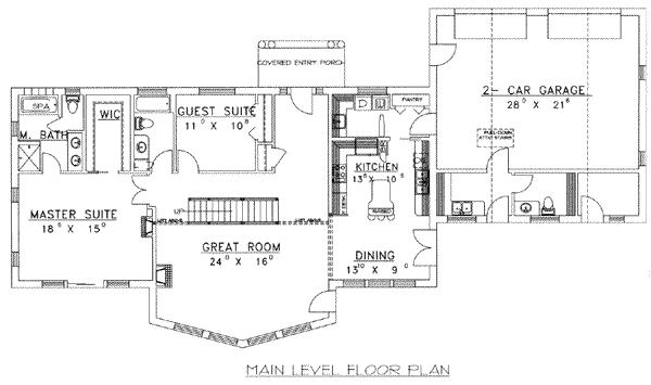 main floor house blueprint