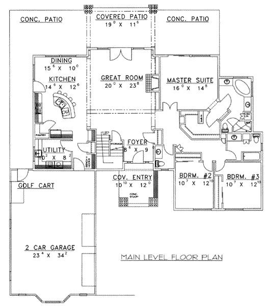 main floor house blueprint