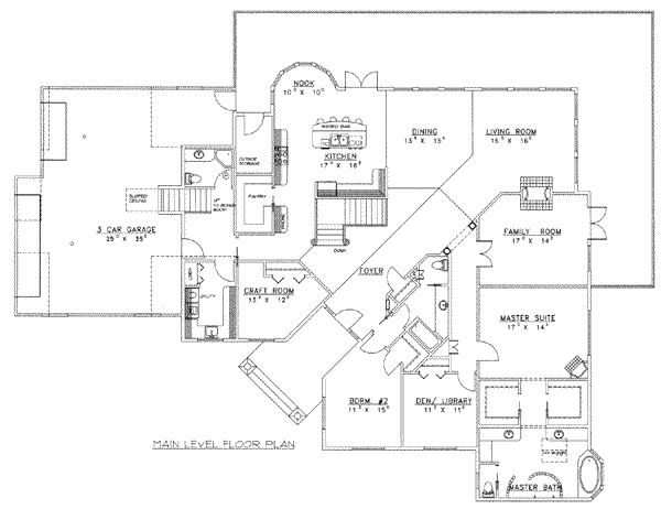 main floor house blueprint