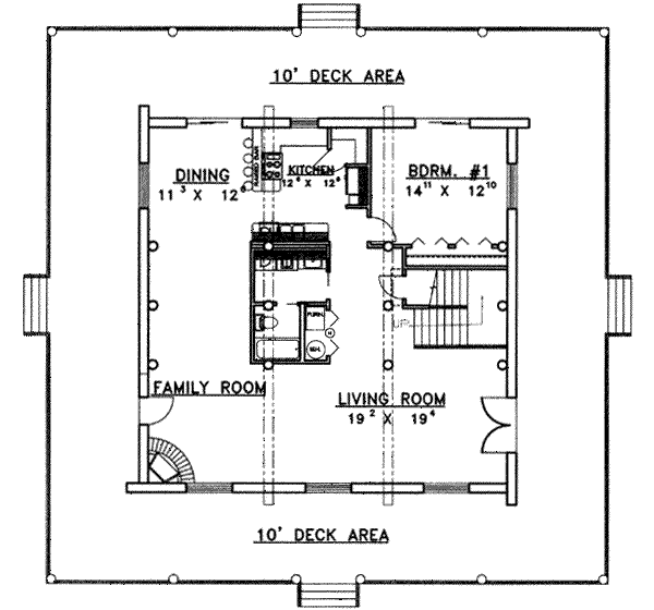 main floor house blueprint