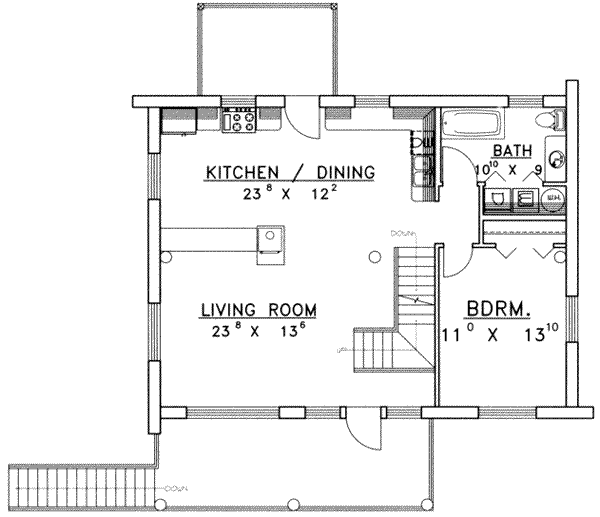 main floor house blueprint
