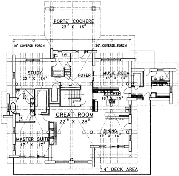 main floor house blueprint