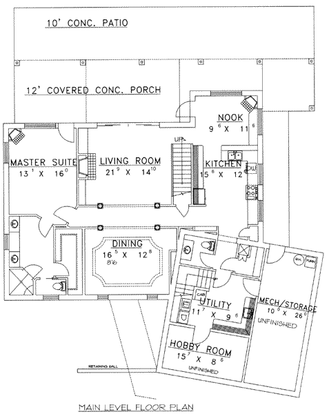 main floor house blueprint