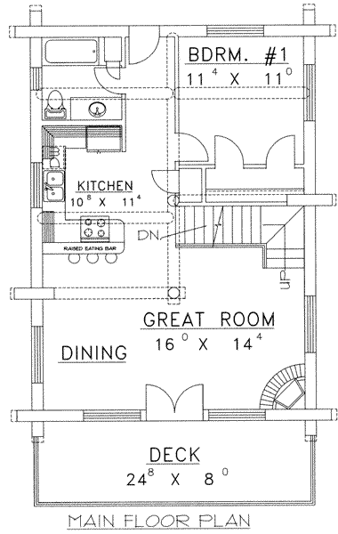 main floor house blueprint