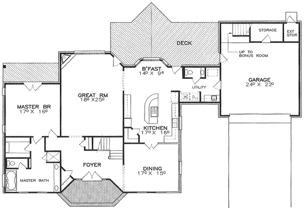 main floor house blueprint