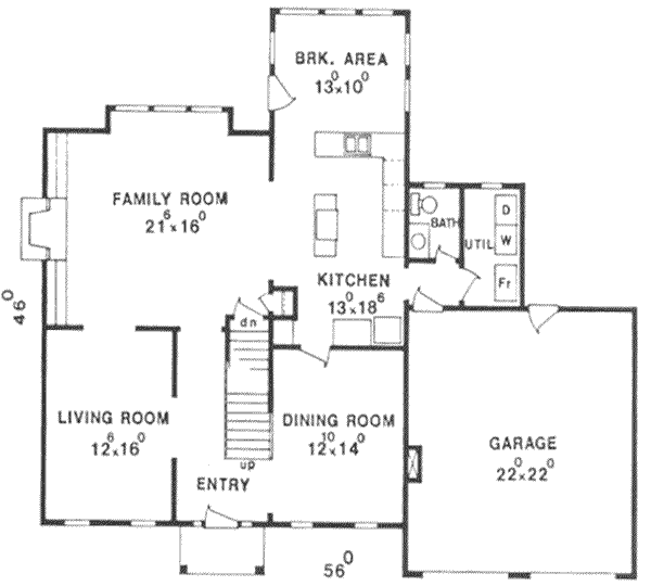 main floor house blueprint
