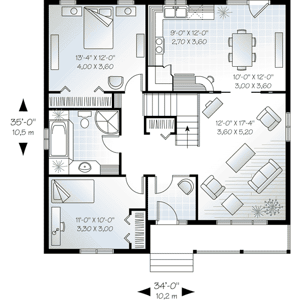 main floor house blueprint