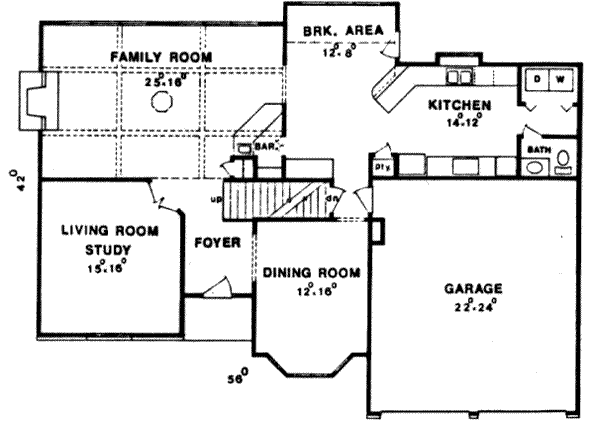 main floor house blueprint