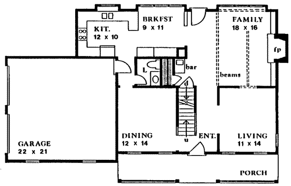 main floor house blueprint