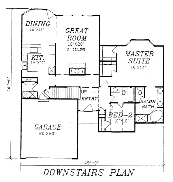 main floor house blueprint
