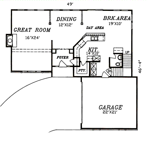 main floor house blueprint