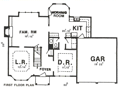 main floor house blueprint