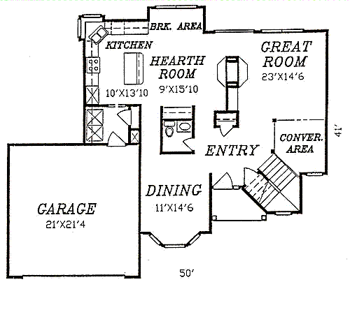main floor house blueprint